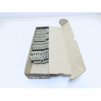 Weidmuller WDU6 GR Feed-through DIN Rail Terminal Block 800V 41A Grey Lot of 37