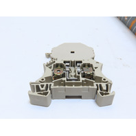 Weidmuller WSI6/2/LD Feed-through Fuse terminal dark beige 6mm&sup2; 10A150V Box of25