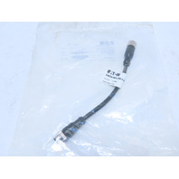 Eaton SWD4-M1LR5-1-2S Smartwire-DT Round I/O Cable M12 to M12 22AWG 7" Long