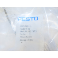 Festo KES-MC-1-SUB-9-10 Control Cable (1)Open-end (10 wires/9 pins occupied)
