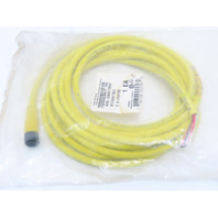 Brad 703002B01F120 Micro-Change Cordset 3 Poles Male strt-Open Wire 12' Long