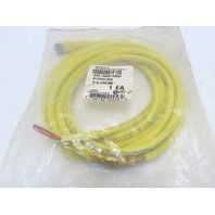 Brad 703002B01F120 Micro-Change Cordset 3 Poles Male strt-Open Wire 12' Long