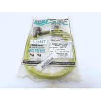 Remke 50902-90 Cordset Connector 3 Pole Female (collar) 90&deg;  1 end plain 6' Lgth