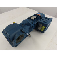 Sew 1HP 12to78RPM 170:1 Ratio Gear Motor W/Brake Inverter MM07D-503-00 380-500V
