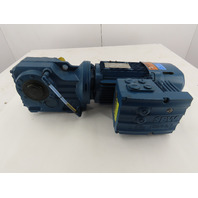 Sew 1HP 12to78RPM 170:1 Ratio Gear Motor W/Brake Inverter MM07D-503-00 380-500V