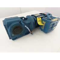 SEW-EURODRIVE 1HP 12-78RPM 22:1 Gear Motor Invertor Brake MM07D-503-00 380-500V