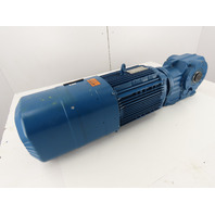 SEW-EURODRIVE Gear Motor Brake Encoder 5.4HP 46-269RPM 6.6:1 Invertor Duty VPWM