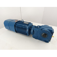 SEW-EURODRIVE Gear Motor Brake Encoder 5.4HP 46-269RPM 6.6:1 Invertor Duty VPWM