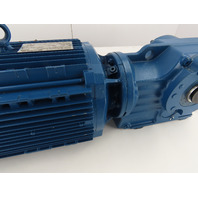 SEW-EURODRIVE Gear Motor Brake Encoder 5.4HP 46-269RPM 6.6:1 Invertor Duty VPWM