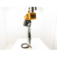 Harrington NER2 1/8 Ton 250LB Capacity Electric Hoist 10' Lift 55 FPM 460V