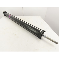 Aluminum Pneumatic Air Tie Rod Cylinder 80mm Bore 1000mm Stroke 32mm Rod