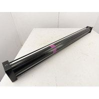 Aluminum Pneumatic Air Tie Rod Cylinder 80mm Bore 1000mm Stroke 32mm Rod