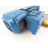 Sew 2HP 21-125 RPM 13.6:1 Ratio Gear Motor W/Brake & Inverter MM15D-503-00