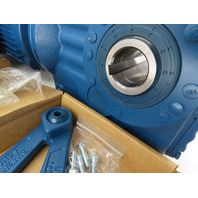 Sew 2HP 21-125 RPM 13.6:1 Ratio Gear Motor W/Brake & Inverter MM15D-503-00