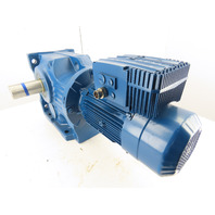 5HP 14-2.3 ORPM 124:1 Shaft Gear Motor W/Brake & Inverter MM30D-503-00 VFD
