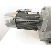 5HP 14-2.3 RPM 123.93:1 Right Angle Gear Motor Brake Inverter VFD MM30D-503-00