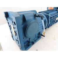 10HP 99RPM 17.87:1 50mm Right Angle Gear Motor W/Brake & Encoder SRM50-HXZ0-S21
