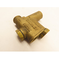 Bradley 118-039A Strainer Check Valve 1/2" NPT Brass