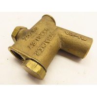 Bradley 118-039A Strainer Check Valve 1/2" NPT Brass