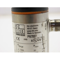IFM PN7007 Efector Pressure Sensor with Display 4 Pole M12 Connector