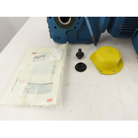 3HP 6.3-38.36 RPM 44.32:1 Ratio Gear Motor W/Brake Inverter VFD MM22D-503-00