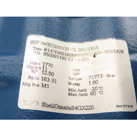 SEW-EURODRIVE 12.5HP 11 RPM 163:1 Inline Helical Gear Reducer Motor W/Brake