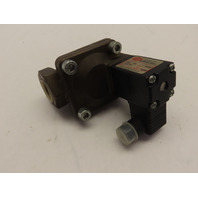 Herion Directional Pneumatic NC Solenoid Valve 120V Coil 3/4" NPT inlet/outlet