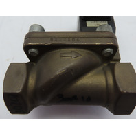 Herion Directional Pneumatic NC Solenoid Valve 120V Coil 3/4" NPT inlet/outlet