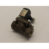 Herion Directional Pneumatic NC Solenoid Valve 120V Coil 3/4" NPT inlet/outlet