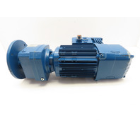 Sew 1HP 35-213RPM 7.97:1 Ratio Gear Motor W/Brake Inverter MM07D-503-00 380-500V