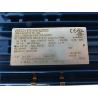 Sew 1HP 35-213RPM 7.97:1 Ratio Gear Motor W/Brake Inverter MM07D-503-00 380-500V