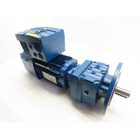 Sew 1HP 35-213RPM 7.97:1 Ratio Gear Motor W/Brake Inverter MM07D-503-00 380-500V
