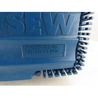 3HP 6.3-38 RPM 44.32:1 Shaft Mount Gear Motor W/Brake & Inverter MM22D-503-00