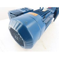 3HP 6.3-38 RPM 44.32:1 Shaft Mount Gear Motor W/Brake & Inverter MM22D-503-00