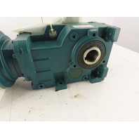 Baldor 1.5 HP Invertor Duty Gear Motor 26.43 RPM 66.60:1 Hollow Shaft Quantis