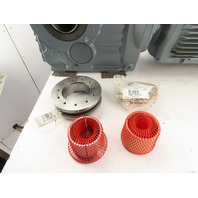 SEW-EURODRIVE 11kW 111 RPM 16:1 Ratio Gear Motor W/Brake & Encoder