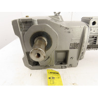 Nord 8.9RPM 195:1Ratio 1.5Hp Heli-Bev Right-Angle Invt Duty Gear Motor w/ Brake