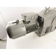 Nord 8.9RPM 195:1Ratio 1.5Hp Heli-Bev Right-Angle Invt Duty Gear Motor w/ Brake