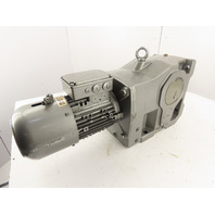 Nord 8.9RPM 195:1Ratio 1.5Hp Heli-Bev Right-Angle Invt Duty Gear Motor w/ Brake