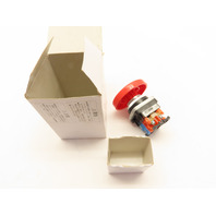 Fuji Electric AR30BOR-11R Red Push Button Command Switch w/ Contact Block