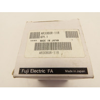 Fuji Electric AR30BOR-11R Red Push Button Command Switch w/ Contact Block