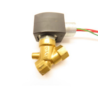 Asco EF8210G73 EF8016G1 3/8 NPT Nomally Closed Valve With 120V AC Solenoid Coil