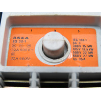 ASEA SK 415 043-G Contactor 120V Coil Line 660V 35A AMP Cont.