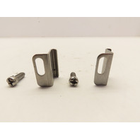 Hoffman AL18 Lid Clamp Kit Enclosure/Junction Box 304SS Clip & Bolt Lot/Set of 2