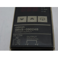 Omron S8VS-09024B Power Supply  Input AC100-240V 2.3A Output DC24V 3.75A