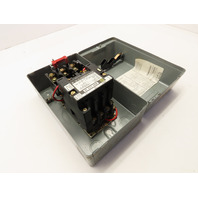Square D 8536SAG12 Nema Size 00 Motor Starter 2 Hp W/Enclosure 120V Coil