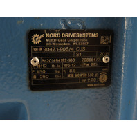 Nord 8.5RPM 195:1Ratio 1.5Hp Helical-Bevel Right-Angle Invertor Duty Gear Motor