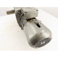 Nord 8.9RPM 195:1Ratio 2Hp Heli-Bev Right-Angle Invertor Duty Gear Motor Brake