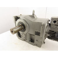 Nord 8.9RPM 195:1Ratio 2Hp Heli-Bev Right-Angle Invertor Duty Gear Motor Brake