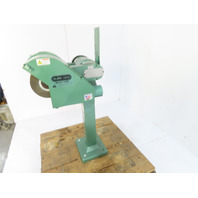 Burr King 1000 3 Hp Double Spindle Deburring & Polishing Machine w/ Pedestal